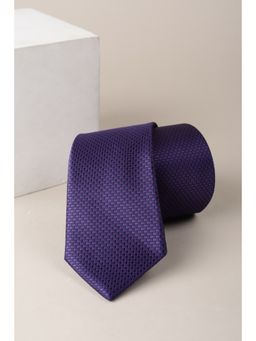 Allen Solly - Men Purple Embroidered Formal Tie