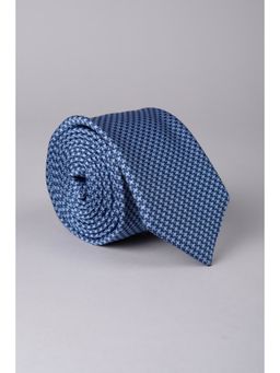 Allen Solly - Men Light Blue Embroidered Formal Tie