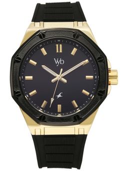 Fastrack - Vyb Rebel Quartz Black Dial Analog Watch For Men - FV30008KP01W (M)