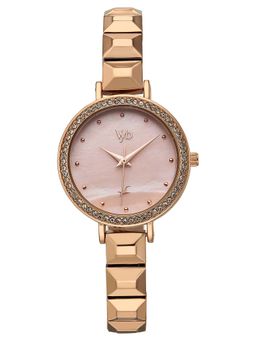 Fastrack - Vyb Enigma Quartz Peach Blush Dial Analog Watch For Women - FV60050WM02W (M)