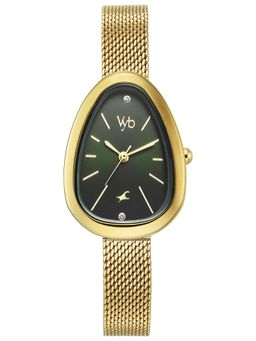 Fastrack - Vyb Prodigy Quartz Dark Green Dial Analog Watch For Women - FV60073YM01W (M)