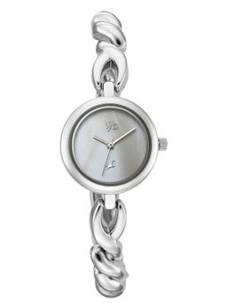 Fastrack - Vyb Siren Quartz White Mothe of pearl Dial Analog Watch For Women - FV60099SM01W (M)