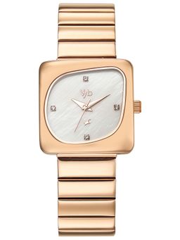Fastrack - Vyb Diva Quartz White Mother of pearl Dial Analog Watch For Women - FV60100WM01W (M)