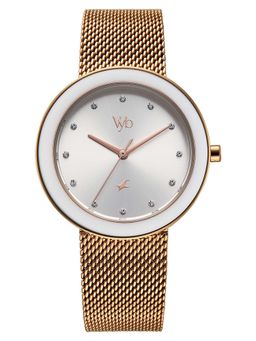 Fastrack - Vyb Lumina Quartz Silver Dial Analog Watch For Women - FV60102KM01W (M)