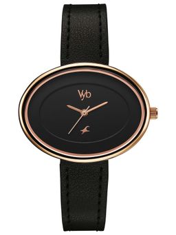 Fastrack - Vyb Mirage Quartz Black Dial Analog Watch For Women - FV60103WL01W (M)