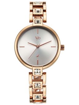 Fastrack - Vyb Manifester Quartz Silver Dial Analog Watch For Women - FV60104WM01W (M)