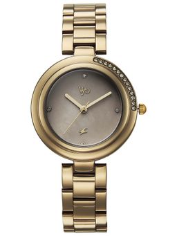 Fastrack - Vyb Aura Quartz Khaki Dial Analog Watch For Women - FV60106KM01W (M)