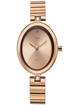 Fastrack - Vyb Celeste Quartz Rose Gold Dial Analog Watch For Women - FV60108WM01W (M)