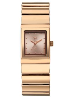Fastrack - Vyb Successor Quartz Rose gold Dial Analog Watch For Women - FV60110WM01 (M)