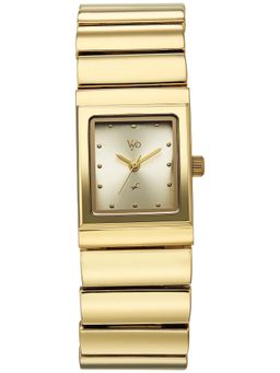 Fastrack - Vyb Successor Quartz Champagne Dial Analog Watch For Women - FV60110YM01 (M)