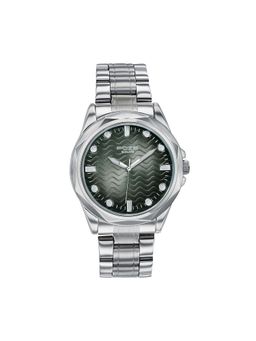 Sonata - Poze 7 Analog Green Dial Watch For Men - SP70088SM02W (M)