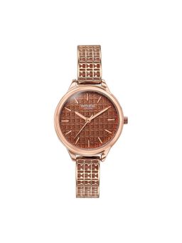 Sonata - Poze 7 Analog Brown Dial Watch For Women - SP80085WM02W (M)