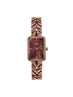 Sonata - Poze 7 Analog Brown Dial Watch For Women - SP80142KM01W (M)