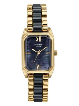 Sonata - Poze 7 Analog Black MOP Dial Watch For Women - SP80145YD01W (M)