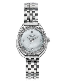 Sonata - Poze 7 Analog White MOP Dial Watch For Women - SP80151SM01W (M)