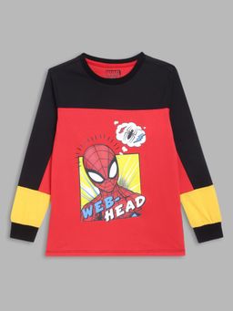Blue Giraffe - Marvel Spiderman Graphic Full Sleeve T-shirt
