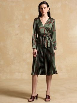 Kazo - Yana Printed Midi Dress