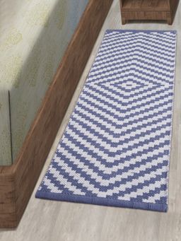 Eyda - Blue Color Cotton Runner