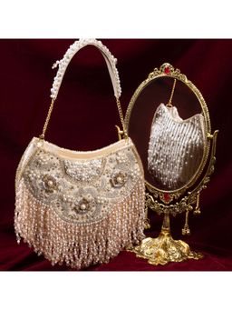 BE CHIC - Vintage Floral Fiery With Detachable Handle
