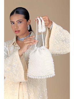 Adora By Ankita - Lumina Cream Pouch Bag