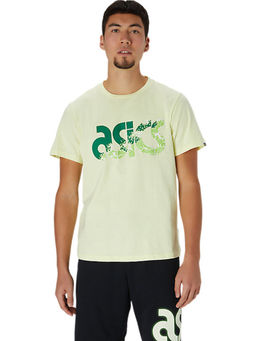 ASICS - M Japanese Graphic Ss Yellow Mens T-shirts