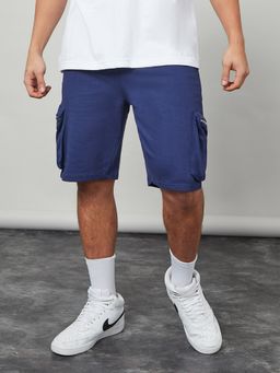 Styli - Solid Oversized Short With Cargo Pocket Detail