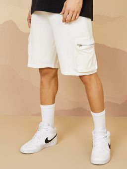 Styli - Solid Oversized Short With Cargo Pocket Detail