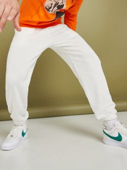 Styli - Solid Oversized Fit Elastic Cuff Joggers