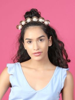 Odette - White Metal Hair Band