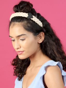 Odette - White Metal Hair Band