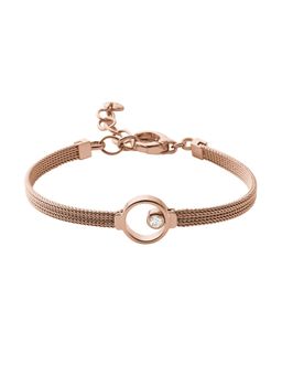 Skagen - Rose Gold Stainless Steel Stones Bracelet