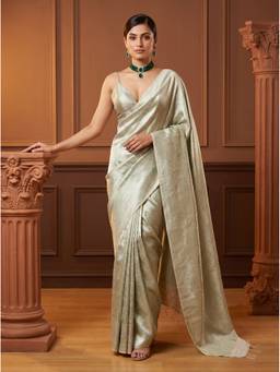 Mimosa - Green Women's Art Silk Kanjivaram Saree