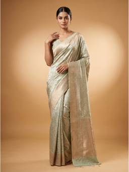 Mimosa - Green Women's Art Silk Kanjivaram Saree