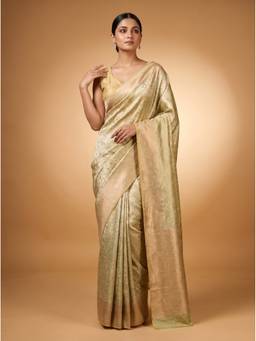 Mimosa - Green Women's Art Silk Kanjivaram Saree