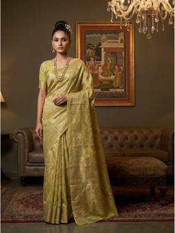Mimosa - Green Women's Art Silk Banarasi Saree
