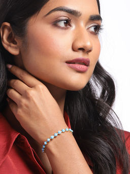 Blueberry - Evil Eye Trinklet Bracelet