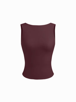 Cider - AIRY Boat Neck Open Back Tank