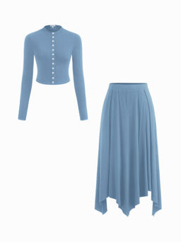 Cider - Cardi and Midi Skirt