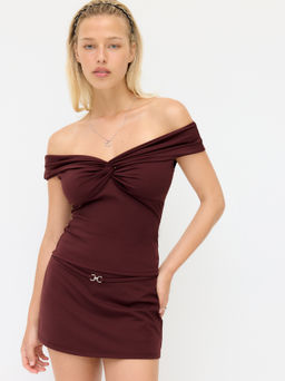 Cider - AIRY Off The Shoulder Tank