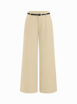 Cider - Low Rise Straight Leg Trousers With Belt