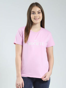 Monte Carlo - Lavender Printed T-Shirt For Women