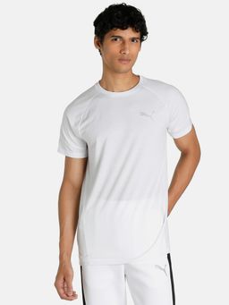 Puma - Evo Stripe Men White T-shirt