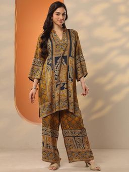 Libas - Mustard Muslin Co-Ord Set