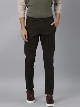 Rare Rabbit - Dark Green Casual Trousers