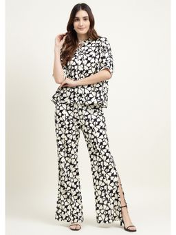 Zari Jaipur - Women Cream Cotton Floral Co-Ord Set