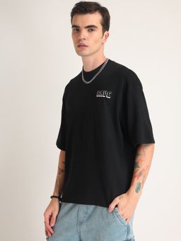 Weezy - Jet Black Rave Oversized T-Shirt