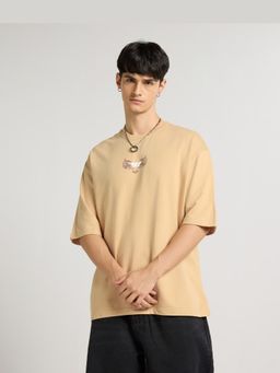 Weezy - Premium Beige - Nocturnal Oversized T-Shirt