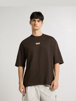 Weezy - Premium Chocolate Brown Metamorphsis Oversized T-Shirt