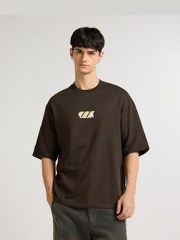 Weezy - Premium Chocolate Brown Way Bigger Oversized T-Shirt