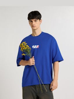 Weezy - Premium Royal Blue Don't Tell Mama Oversized T-Shirt